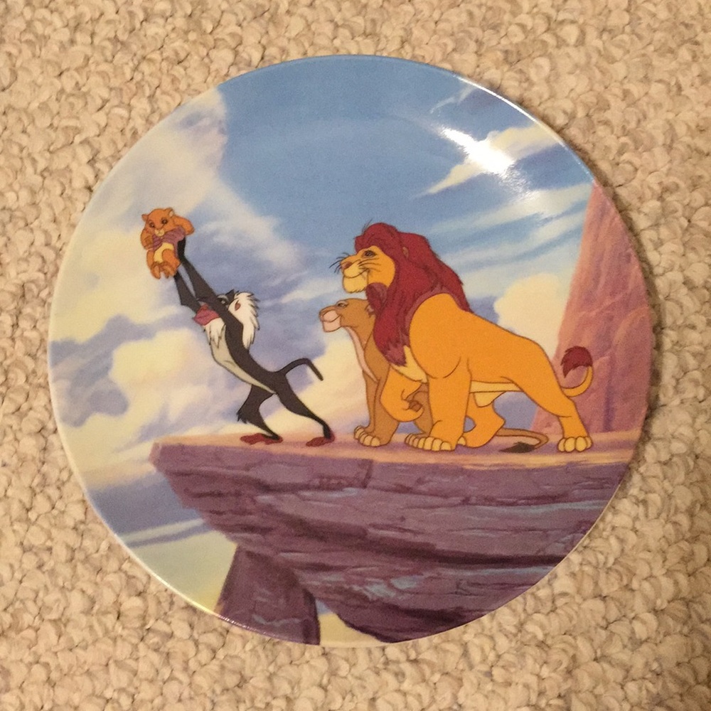 Lion king limited edition Disney plate